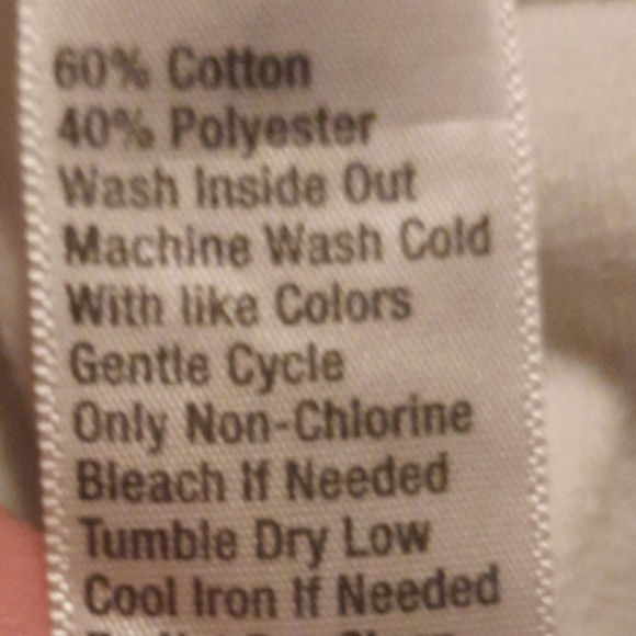 Crown & Ivy Girls White Long Sleeve Tee Size Small - Picture 5 of 5